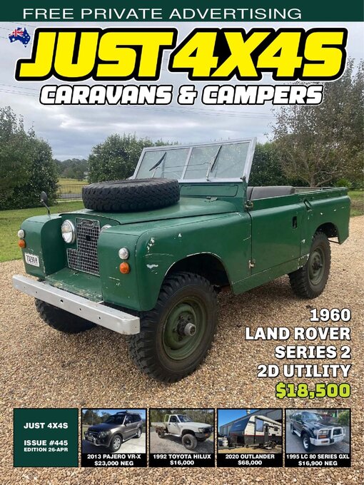 Title details for Just 4x4s, Caravans & Campers by JUST AUTO Classifieds Pty Ltd - Available